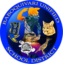 the logo for the bacoquar unified school district