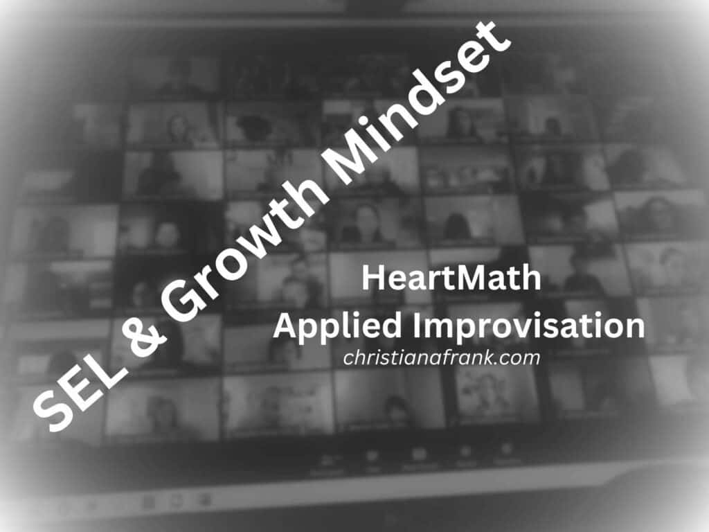 a computer screen with the words self and growth mindset