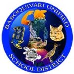 the logo for the baboquavari unified school district