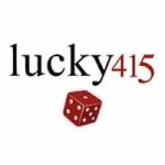 the logo for lucky 415